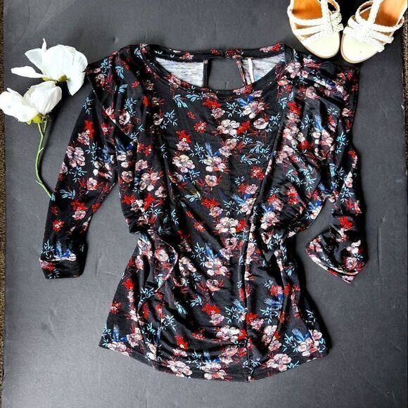 Free People Floral Blouse - Picture 1 of 7